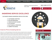 Tablet Screenshot of anserve.com